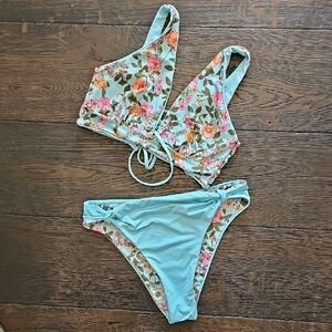 Maaji Reversible High Leg Bikini NWOT